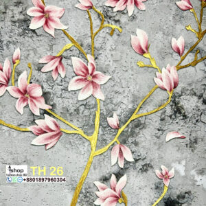 3D Deep Embossed Wallpaper TH 26