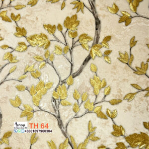 3D Deep Embossed Wallpaper TH 64