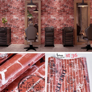 Waterproof Oil proof Self adhesive Wallpaper Moisture proof Stove Sticker Fireproof High Temperature-resistant Kitchen Sticker ST 36