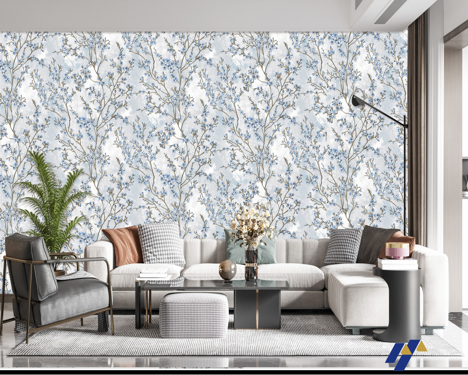 3D Deep Embossed Wallpaper T2 36