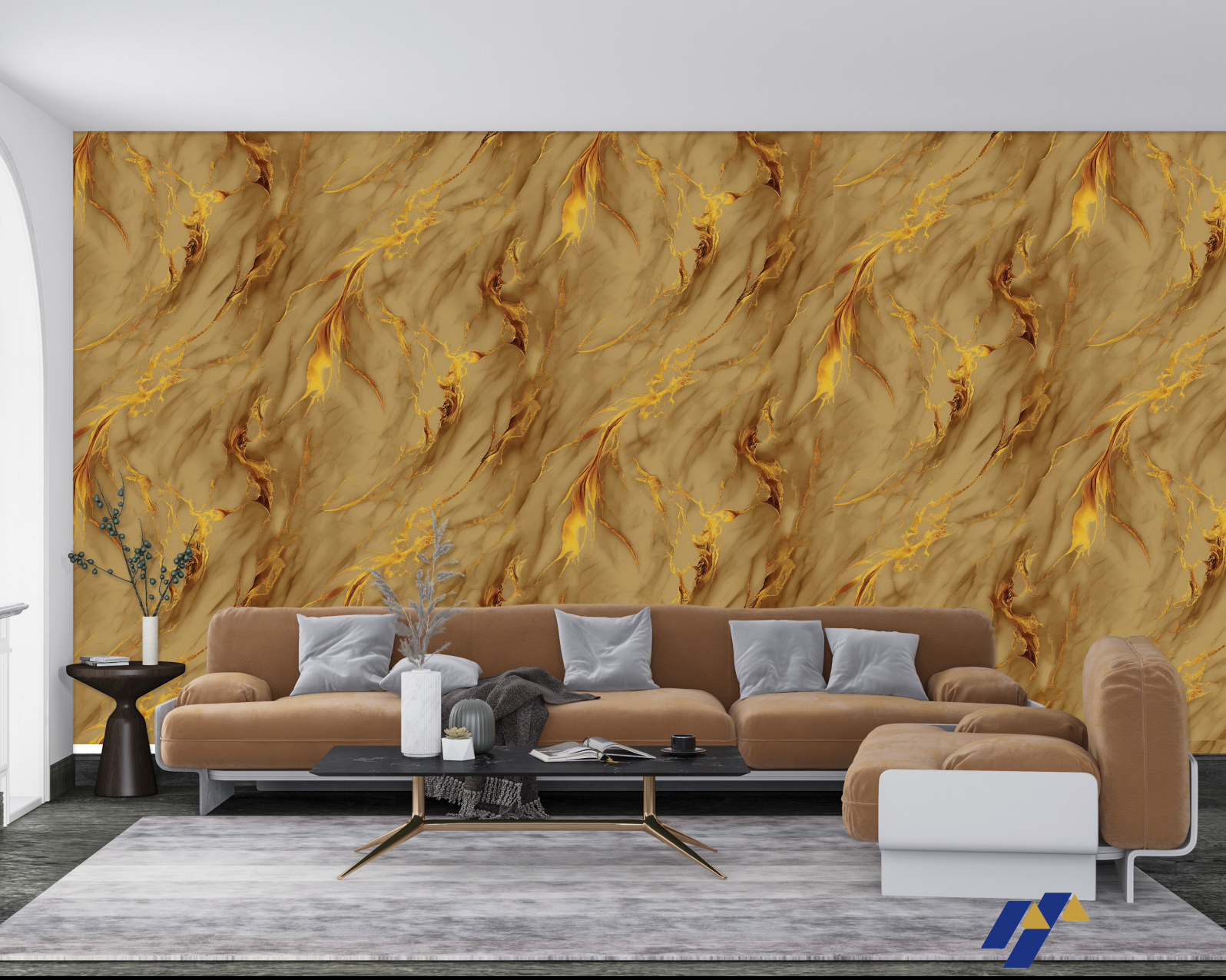 3D Deep Embossed Wallpaper T2 72