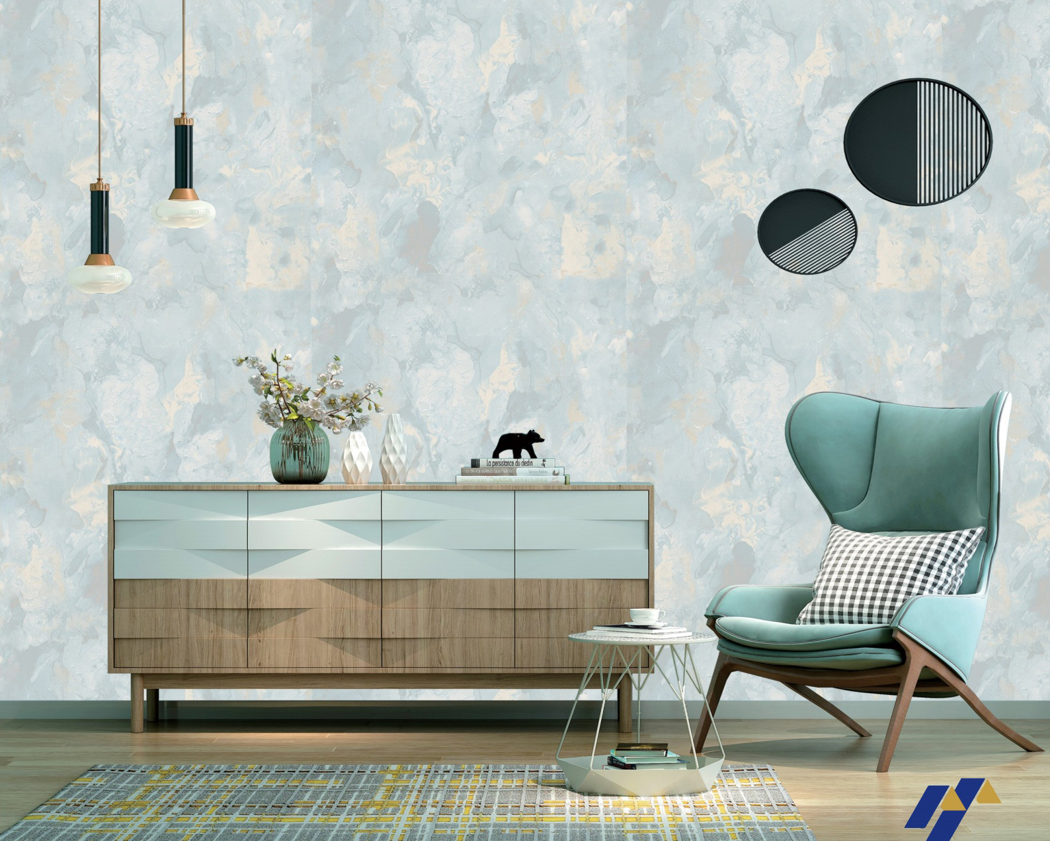 3D Deep Embossed Wallpaper T2 74