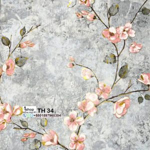 3D Deep Embossed Wallpaper TH 34