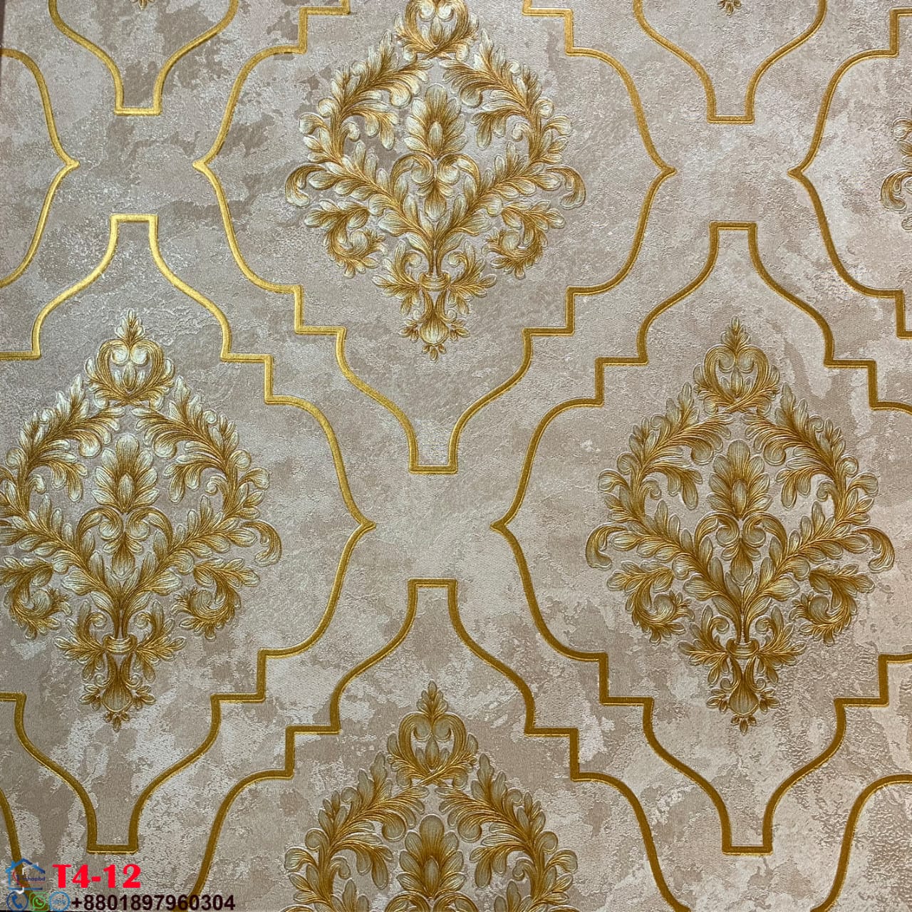 2026 Home Decoration PVC Wallpaper with Leaves Pattern Wall Covering 3D Wallpaper Home Decoration-Materials Vinyl Factory Manufacturer Cheap Price T4 11,12 - Image 3