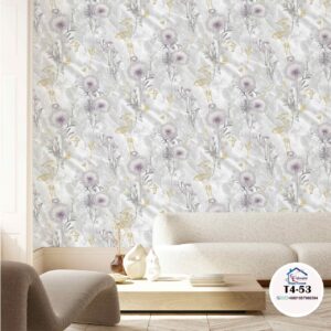 2026 Home Decoration PVC Wallpaper with Leaves Pattern Wall Covering 3D Wallpaper Home Decoration-Materials Vinyl Factory Manufacturer Cheap Price T4 53,54,55