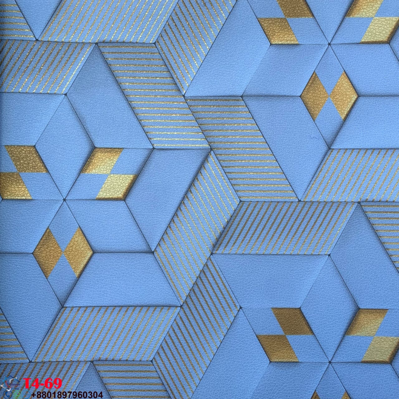 2026 Home Decoration PVC Wallpaper with Leaves Pattern Wall Covering 3D Wallpaper Home Decoration-Materials Vinyl Factory Manufacturer Cheap Price T4 68,69,70,72,73,74 - Image 3