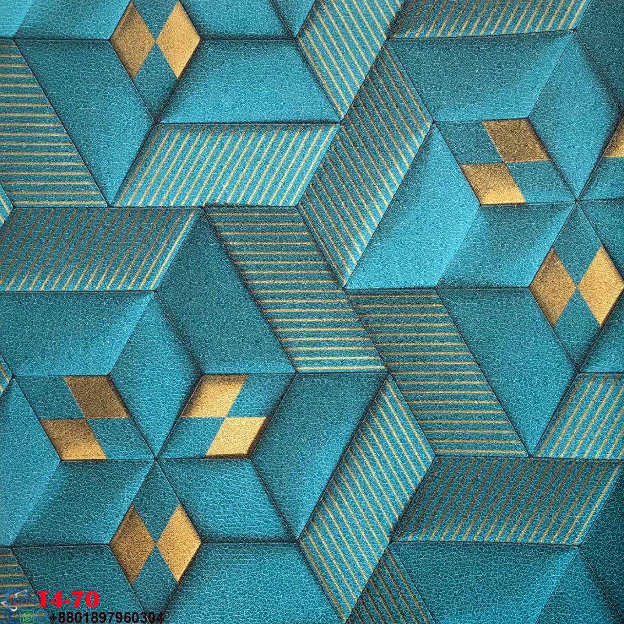 2026 Home Decoration PVC Wallpaper with Leaves Pattern Wall Covering 3D Wallpaper Home Decoration-Materials Vinyl Factory Manufacturer Cheap Price T4 68,69,70,72,73,74 - Image 4