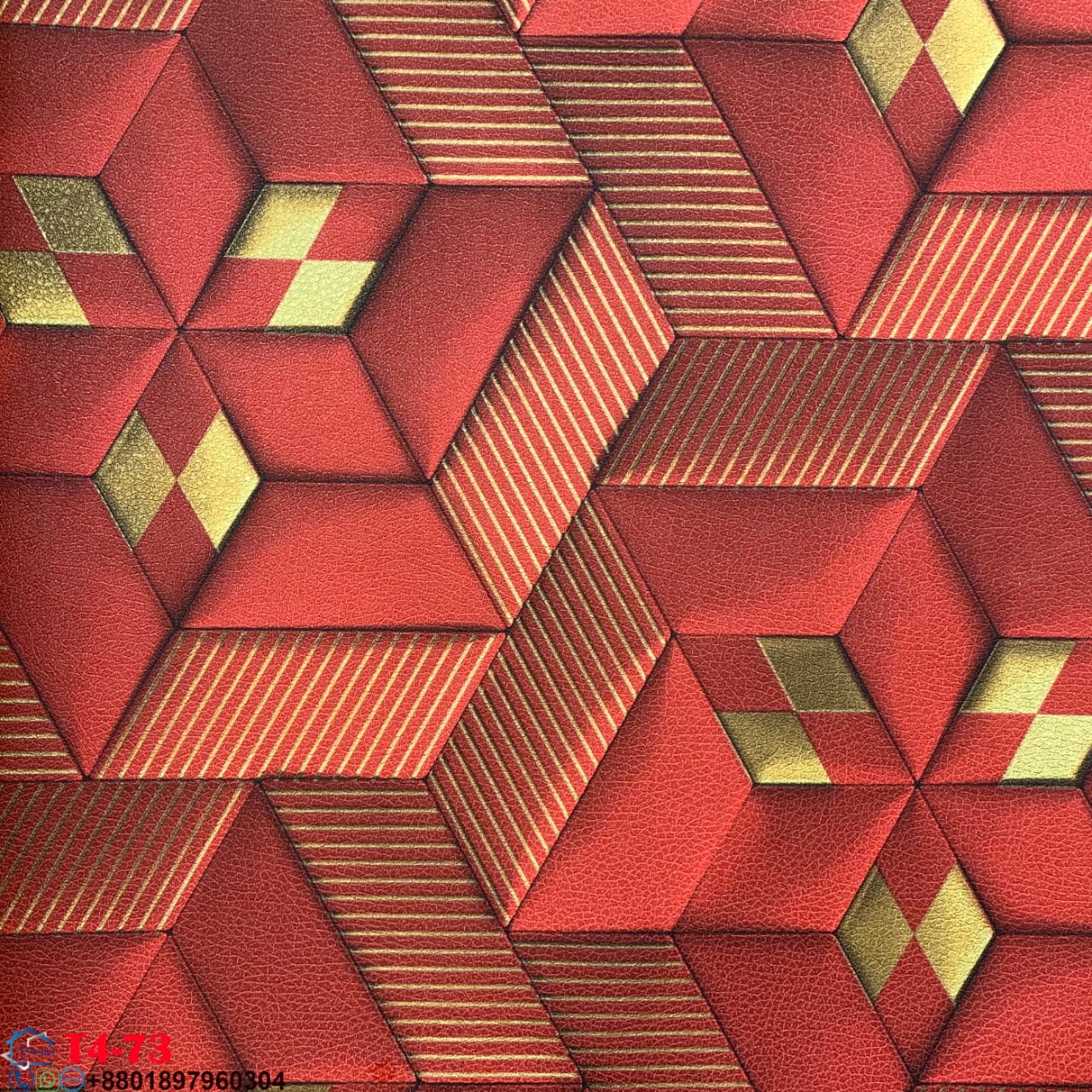 2026 Home Decoration PVC Wallpaper with Leaves Pattern Wall Covering 3D Wallpaper Home Decoration-Materials Vinyl Factory Manufacturer Cheap Price T4 68,69,70,72,73,74 - Image 6