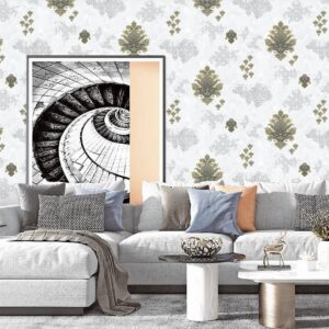 Damask-Style 3D Wallpaper pattern Home Decoration T5 04